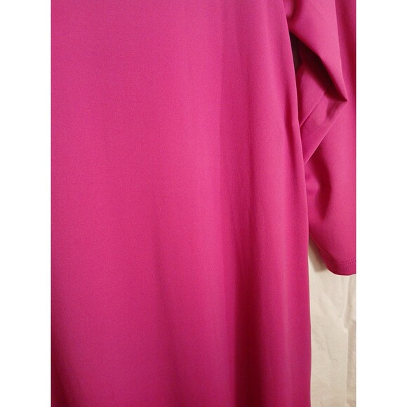 Cuddl Duds Pink Nitegown Oversized T-shirt XS Front Lace-up Detail Pockets - Picture 15 of 16